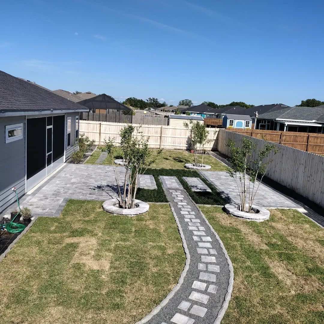 Grasshoppers TLC landscaping project in Gainesville Florida